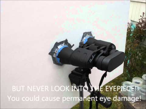 How to View an Eclipse, Sunspots, or the Transit of Venus!