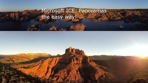 Using Microsoft ICE || The secret to perfect panos?