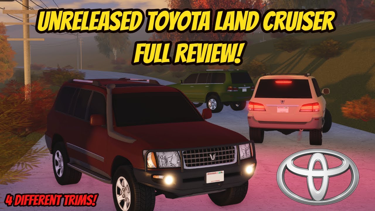 NEW Unreleased Toyota Land Cruiser Review Greenville Roblox UPDATE ...