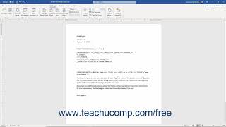 Word 2019 and 365 Tutorial Deleting Mail Merge Rules in Word Microsoft Training