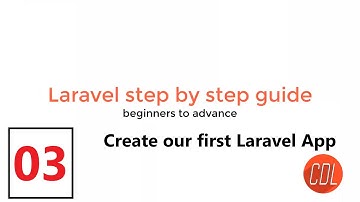 (03) Create our first Laravel App | Create new Laravel project | Laravel step by step guide