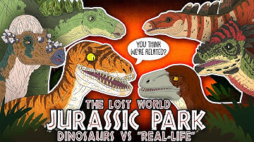 The Lost World: Jurassic Park Dinosaurs Compared To Real Life (ANIMATED)