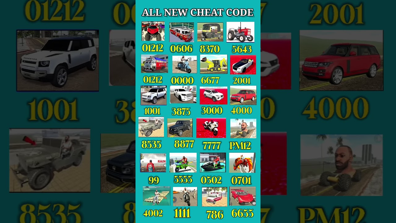 All Real code Indian bike driving 3d all new cheat code update + plugin cheat code
