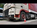 Укртрансбезпека та патрульні показали, як перевіряють вагу вантажівок в Житомирській області