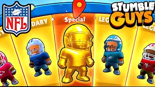 🤩 New Free GRIDIRON WHEEL - I Got New Special Skin | Stumble Guys New Special NFL Wheel #stumbleguys