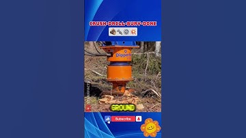 This Stump Crusher Is Shockingly Efficient