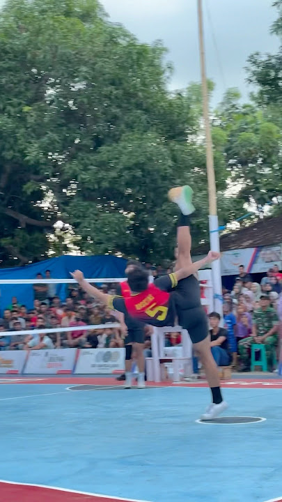 Ngeri pukulan tipu🔥🔥#rollspike #vidioshort  #sepaktakrawindonesia #sepaktakrawmala