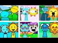 Incredibox - Sprunki but Only SKY AND MR.SUN IN Different Mods