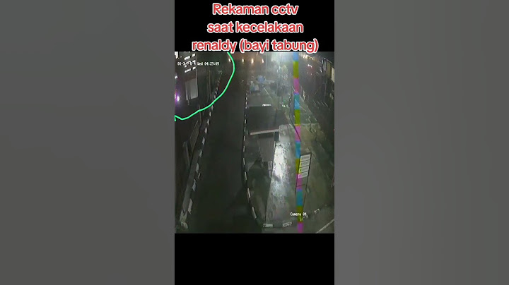 rekaman cctv saat kecelakaan truk Sam renaldy bayi tabung jr #trukbayitabung #renaldybayitabung