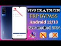 VIVO Y51A/Y50 || FRP BYPASS || Update Without PC New Trick 2024