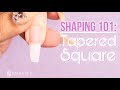 📐Shaping the Perfect Tapered Square Nail 💅🏼 Nail Shape 101 ✨How to File Your Nails