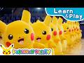 30 Pikachu Perform a March! | Learn & Play with Pokémon | Pokémon Kids TV​