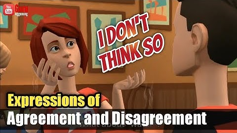 Expressions of Agreement and Disagreement