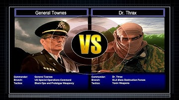 C&C General The End of Days Mod General Townes VS Dr.Thrax Hard Mode #1