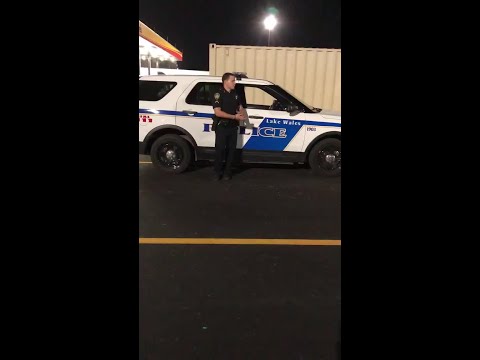 Lake Wales officer takes on viral 'Git Up Challenge'