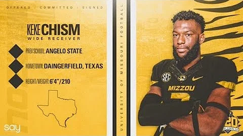 Keke Chism, WR, Mizzou | 2021 NFL Draft Prospect O...