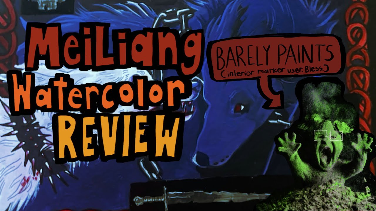 Watercolor painting for the first time in years (Meiliang watercolor ...