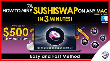 How To Mine SushiSwap On Any MAC | Intel or M1 | SUSHI | Fast and Easy | Beginner Guide