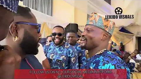 Celebrities moment at Odunlade Adekola father's final burial party