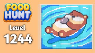 Food Hunt Pixel puzzle level 1244 walkthrough solution gameplay 