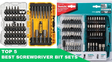 ✅ Top 5 Best Screwdriver Bit Sets in 2024