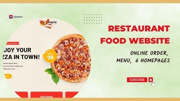 Restaurant, Food Delivery Modern Website | 6 Homepages + Elementor + Woo Theme | Panpie WP Theme