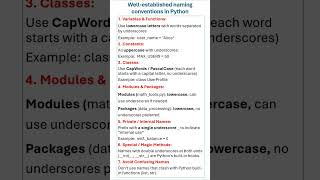 Python Naming Conventions Explained in 60 Seconds!