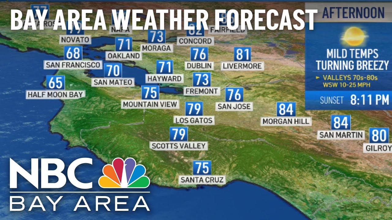Bay Area Forecast: Mild Weather Continues - YouTube