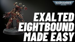 Paint the new Exalted Eightbound for Warhammer 40k World Eaters -Suitable for Beginners!