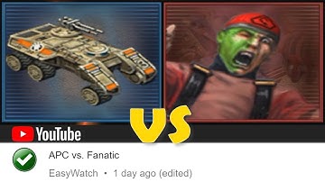 GDI APC vs Nod Fanatic