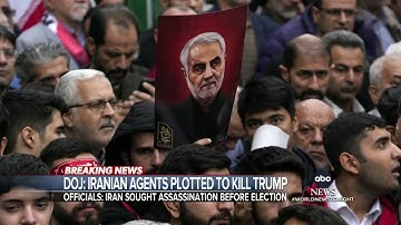 Trio charged in alleged Iranian murder plot, with one targeting Trump: DOJ