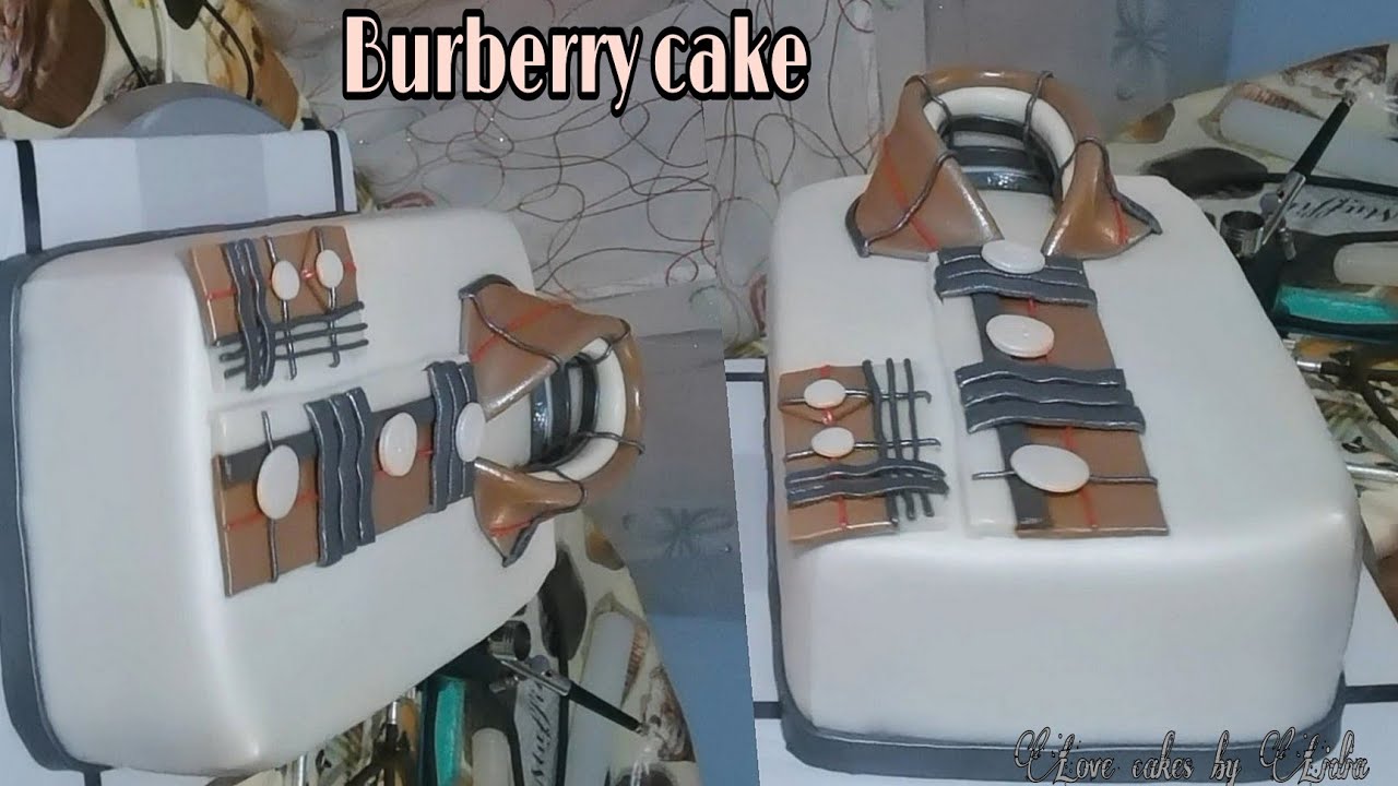 burberry shirt cake