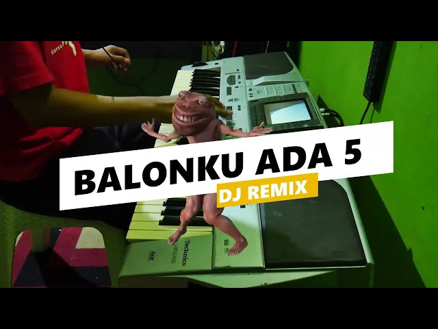 balonku ada lima - dj remix (karaoke) class=