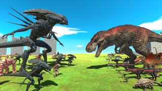 Dinosaur Revolt - All Dinosaurs Fight With Alien screenshot 1