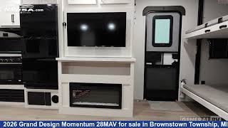 Eye-catching 2026 Grand Design Momentum Toy Hauler RV For Sale in Brownstown Township, MI