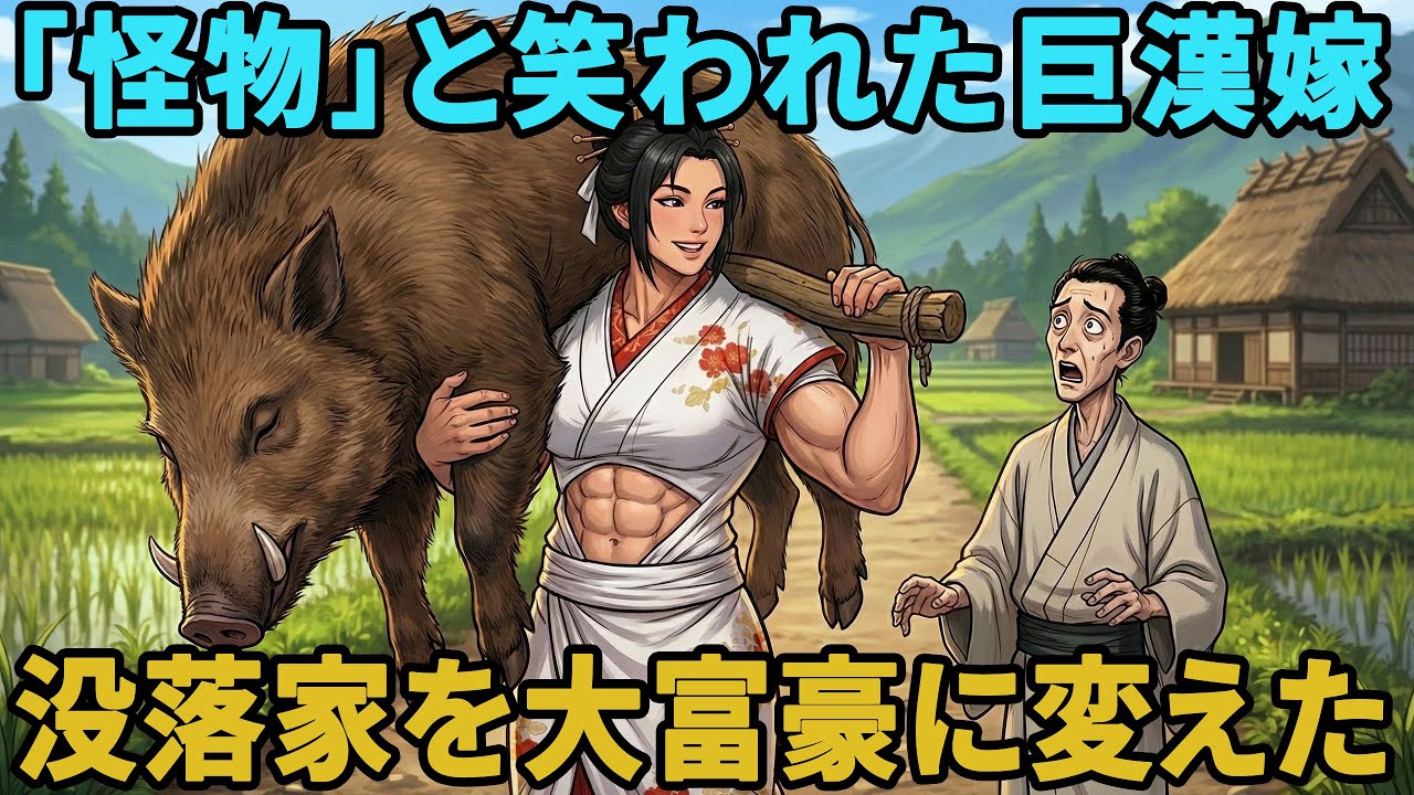 没落した家の弱虫な息子が、巨漢の女を妻に迎えた結果。まさかの才覚で家門を復興させ、莫大な富をもたらした | 野談 | 伝説 | 昔話 | 説話 | 民話