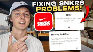 FIXING BIG SNKRS PROBLEMS! | Payment Errors, Cancelled Orders, Not Entering Draw