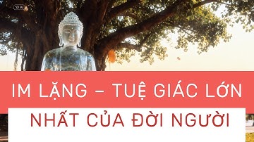 IM LẶNG đỉnh cao của nghệ thuật GIAO TIẾP -- Lời Phật dạy