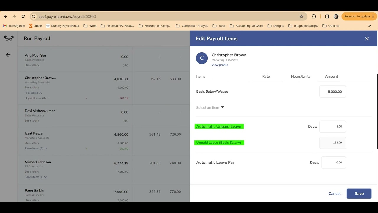 PayrollPanda x Zoho People Integration | Walkthrough
