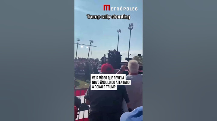 Veja vídeo que revela novo ângulo do atentad0 a Donald Trump