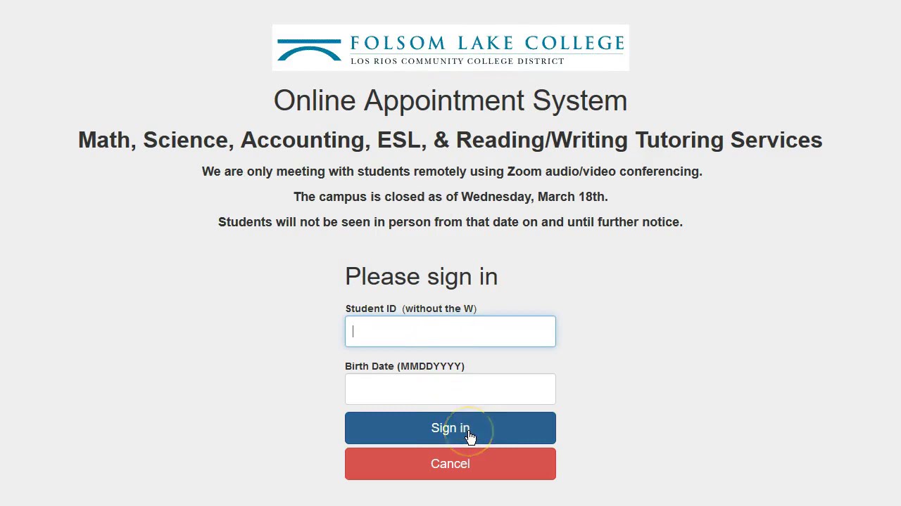 Tutoring | Folsom Lake College