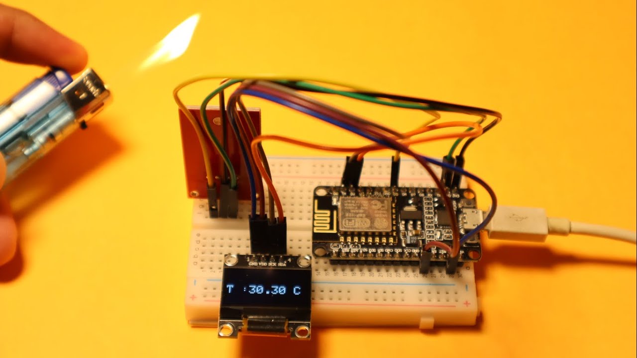 Temperature and humidity monitoring with DHT22 Sensor | DHT22 ...