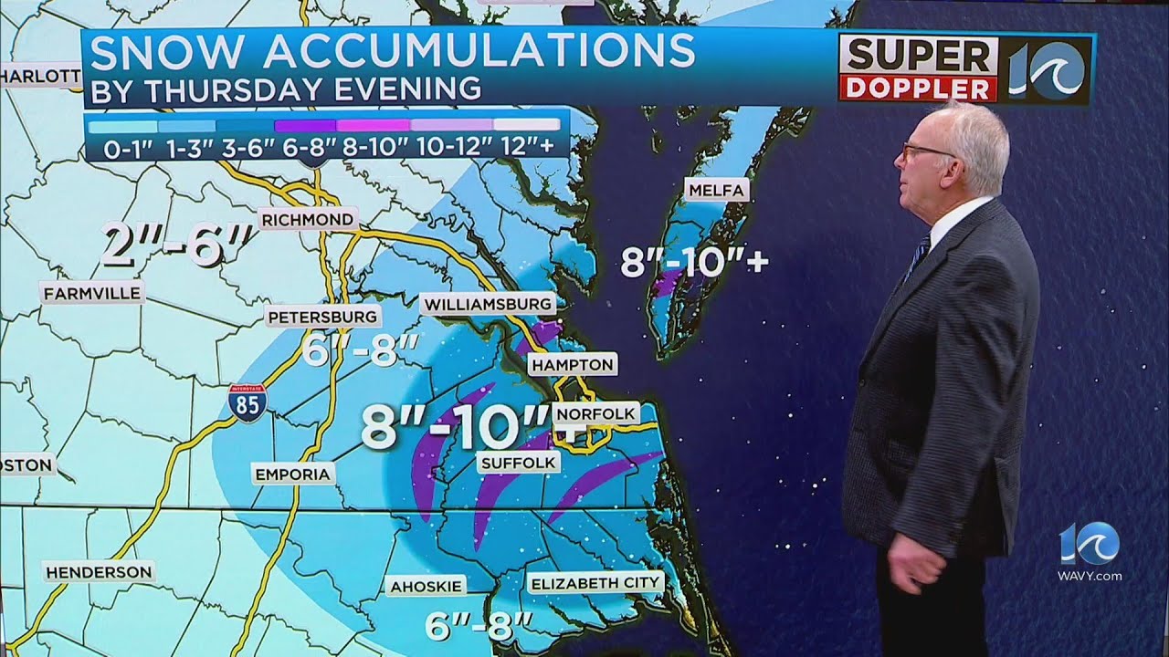 Winter Weather Forecast Afternoon Update with Meteorologist Don Slater ...