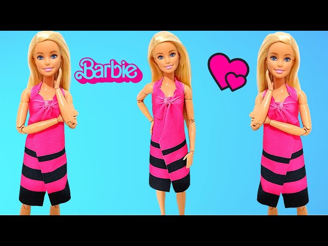 DIY de Verão - Maiô sem Costura e Canga 3 em 1 - Tutorial para Barbie e