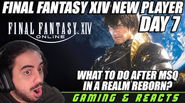 [EN|PT]🛑NEW PLAYER🛑FFXIV DAY 7🛑EXPLORING COOL THINGS IN A REALM REBORN🛑REACTS & VARIETY🛑