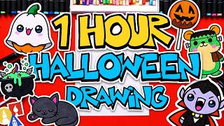 1 hour halloween drawing fun easy art lessons kids
