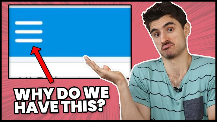 Why All Websites Have THIS? (Hamburger Menu Icon)