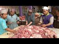 Cow Meat Processing - Beef cutting skills - big Cow Meat Cutting In Fastest Way - Skillful Butcher