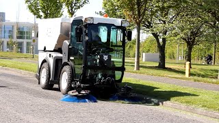 Sweeper Demo - Multihog CV Multipurpose Sweeper