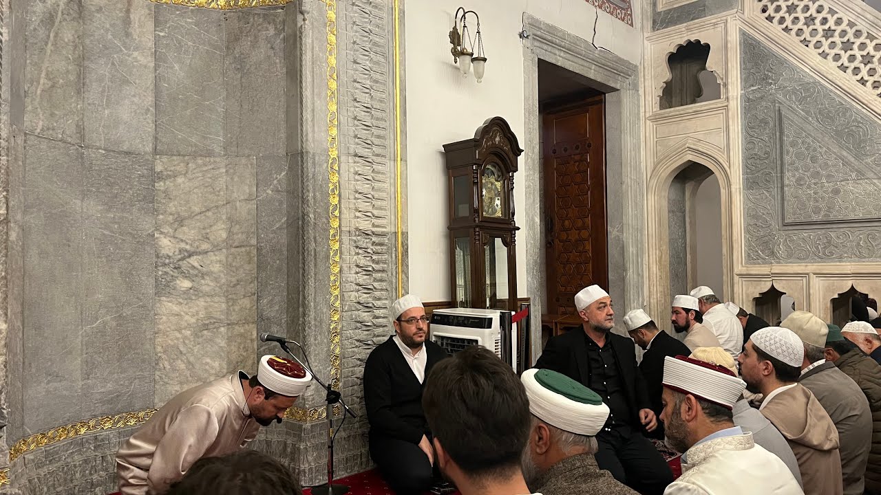 KONYA SULTAN SELİM CAMİİ SABAH NAMAZI ZİKRİ | AYASOFYA MÜEZZİNLERİ TOPLULUĞU | kuran-kaside-ilahi